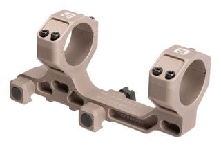 Anodized tan scope mount.